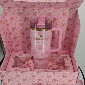 ORIGINAL Stanley X Love Shack Fancy Quencher 40oz Tumbler - Ibiza Sunset